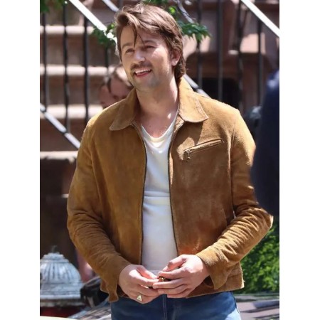 Atlas Corrigan It Ends with Us Suede Leather Jacket